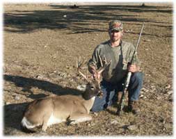 2006 YO Ranch Hunting Trip - Eric with 8pt Whitetail