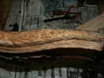 Victorian Chair Before Restoration - Dry Rotting & Damage From Previous Upholstrey