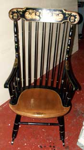 Stenciled Hitchcock Chair