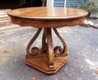 Round Table Restoration by Artisans of the Valley - After Restoration