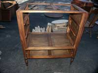 Mahogany Tall Dresser In Progress Restoration