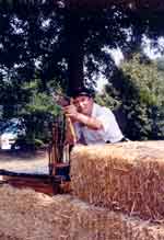 Stan Saperstein as US Sharpshooter Wyman White - Camp Olden Civil War Museum - Artisans of the Valley Educational Services