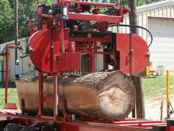 Sawm mill in operation