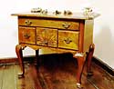Queen Anne Lowboy - Hand Carved Solid Walnut
