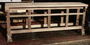 Hand Made Custom Solid Walnut New Wave Gothic Server by Artisans of the Valley - In Progress - Framework