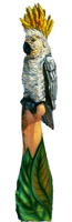 Artisans of the Valley feature Chainsaw Carving by Bob Eigenrauch - Cocktoo