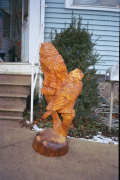 Artisans of the Valley feature Chainsaw Carving by Bob Eigenrauch - Two Perched Owls